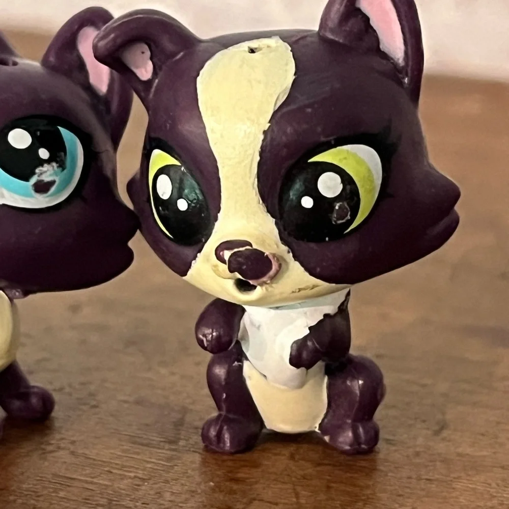 Mini Littlest Pet Shop Lot Of 3 Surprise‎ Families Cat Bear Dog